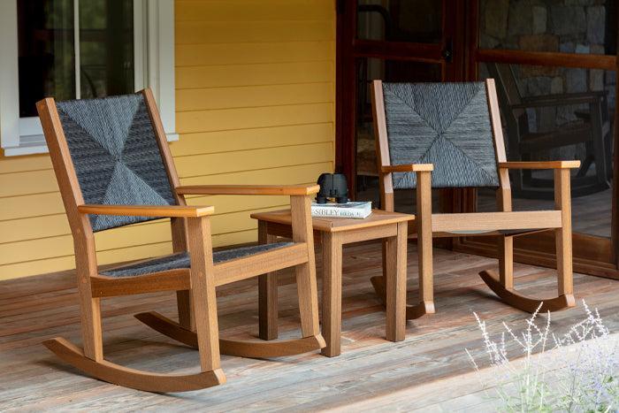 Seaside Casual Recycled Plastic Greenwich Rocker (WOVEN) - LEAD TIME TO SHIP 2 TO 4 WEEKS Regular price
