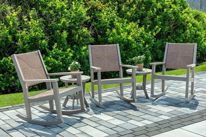 Seaside Casual Recycled Plastic Greenwich Rocker (WOVEN) - LEAD TIME TO SHIP 2 TO 4 WEEKS Regular price