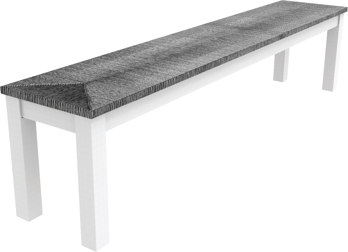 Seaside Casual Recycled Plastic Greenwich 80" Dining Bench (WOVEN) - LEAD TIME TO SHIP 2 TO 4 WEEKS Regular price