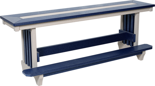 Beaver Dam Outdoor 65" Mission Counter Bench (COUNTER HEIGHT) - LEAD TIME TO SHIP 4 WEEKS OR LESS (Copy) - LEAD TIME TO SHIP 8 WEEKS OR LESS
