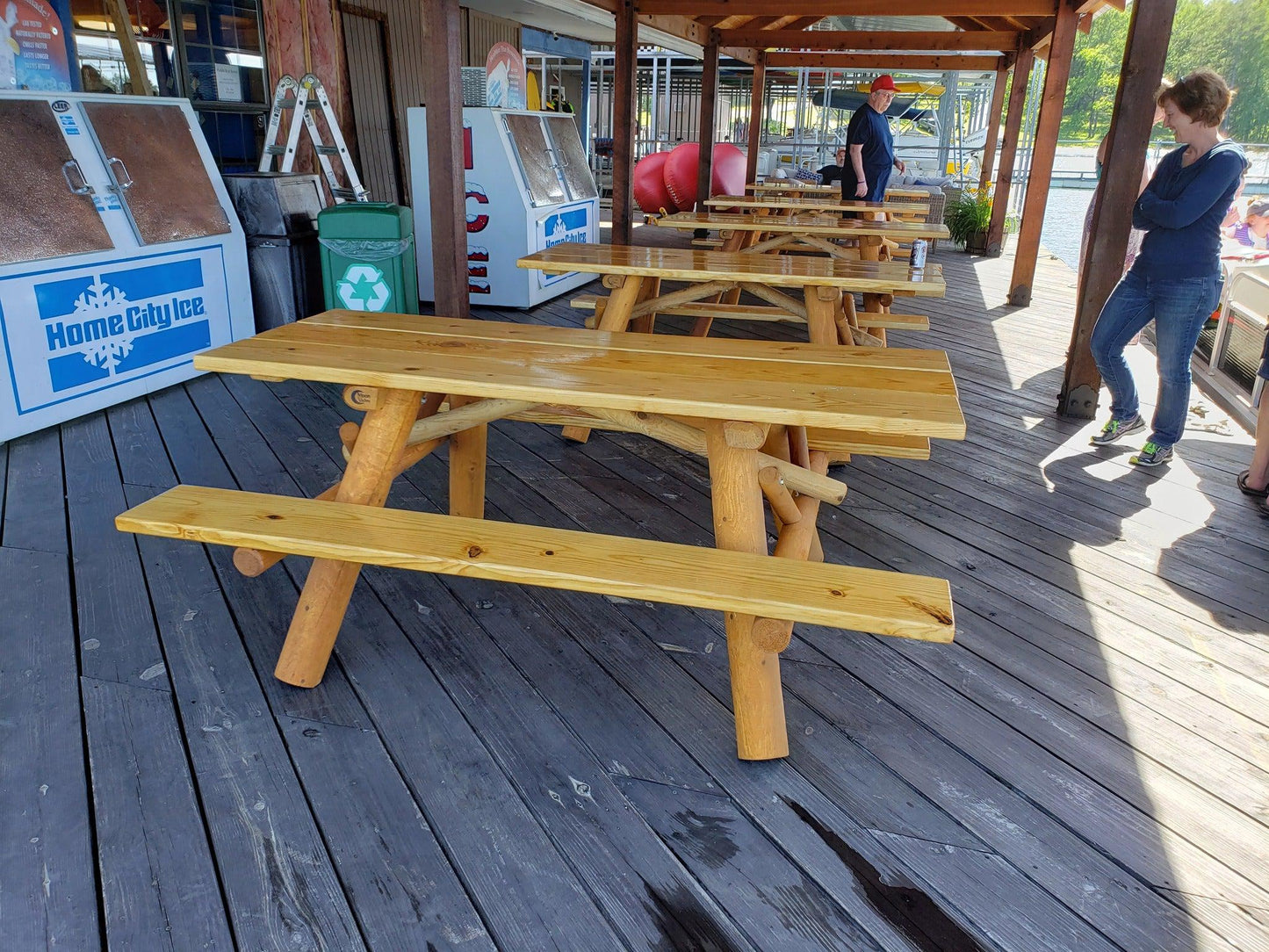 Moon Valley Rustic Outdoor Cedar  6' Picnic Table Kit - LEAD TIME TO SHIP 4 WEEKS OR LESS