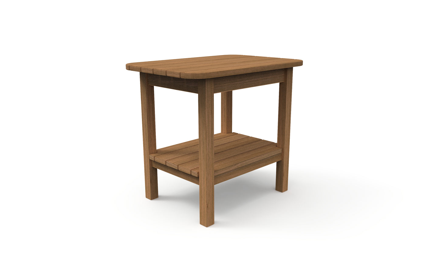 Seaside Casual Recycled Plastic Westerly End Table - LEAD TIME TO SHIP 4 TO 6 WEEKS