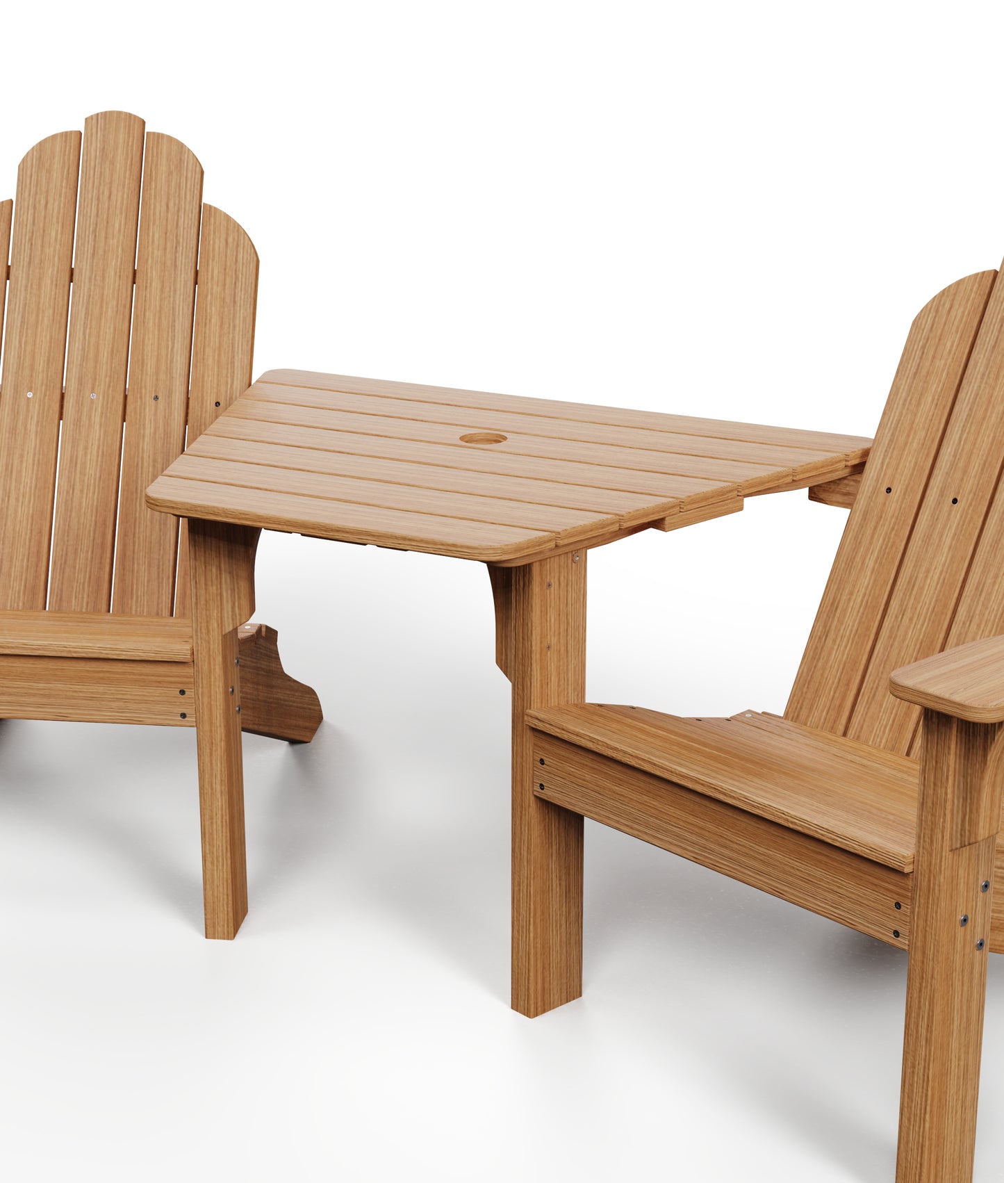 Seaside Casual Recycled Plastic Adirondack Chair Tete-A-Tete - LEAD TIME TO SHIP 2 TO 4 WEEKS