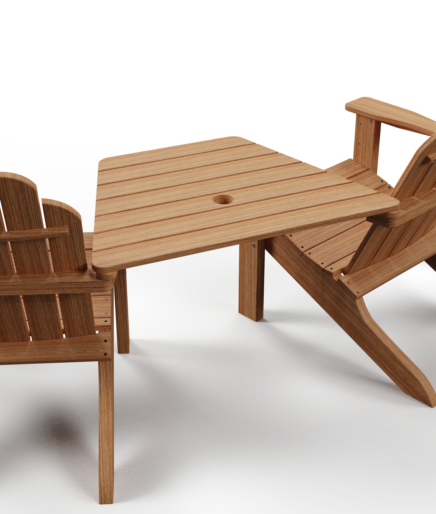 Seaside Casual Recycled Plastic Adirondack Chair Tete-A-Tete - LEAD TIME TO SHIP 2 TO 4 WEEKS