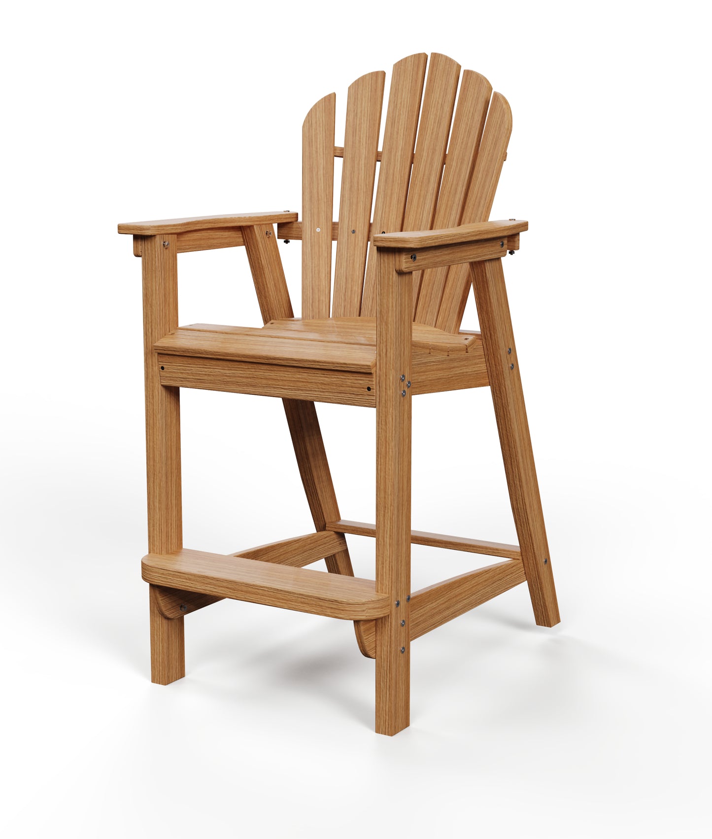 Seaside Casual Recycled Plastic Adirondack Classic Bar Chair (BAR HEIGHT) - LEAD TIME TO SHIP 2 TO 4 WEEKS