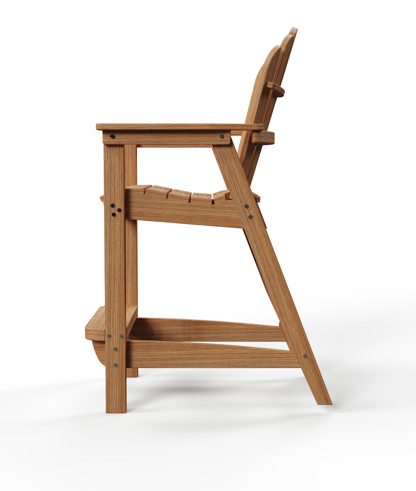 Seaside Casual Recycled Plastic Adirondack Classic Bar Chair (BAR HEIGHT) - LEAD TIME TO SHIP 2 TO 4 WEEKS