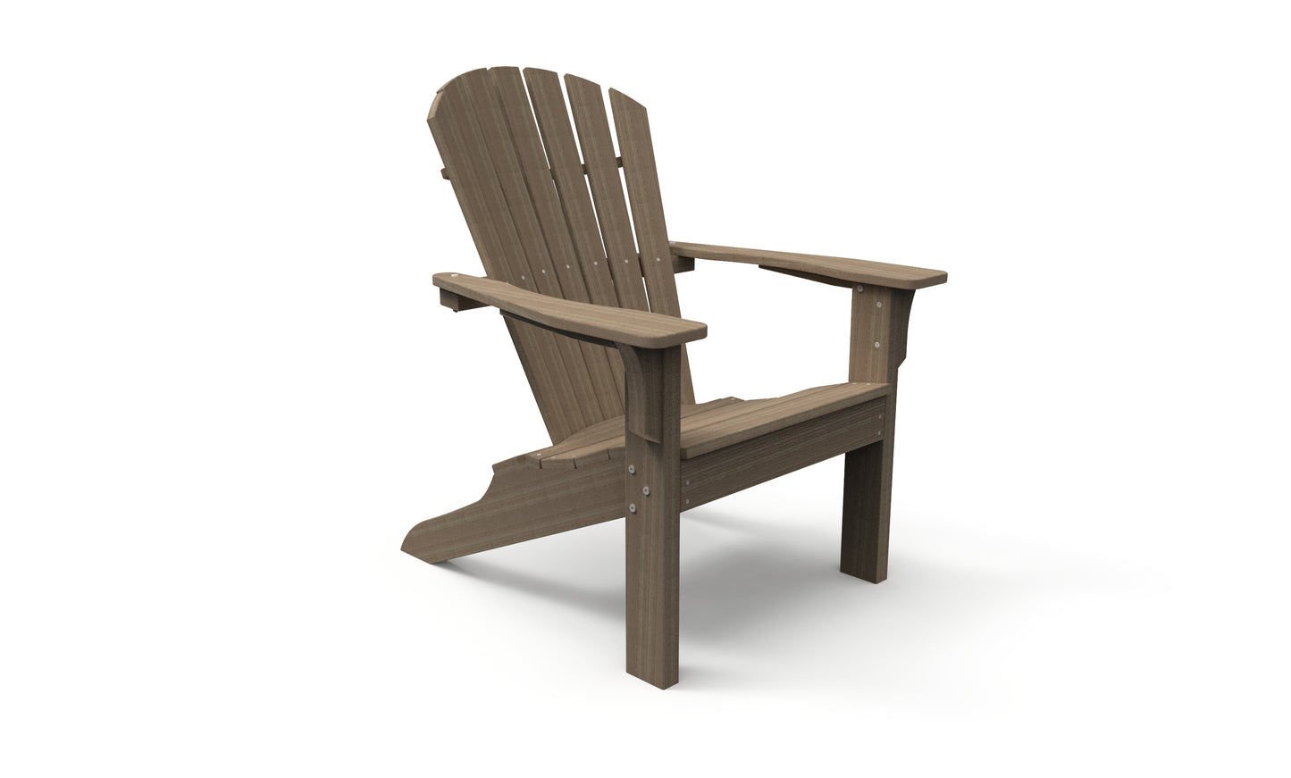 Seaside Casual Recycled Plastic Adirondack Shellback Chair - LEAD TIME TO SHIP 2 TO 4 WEEKS