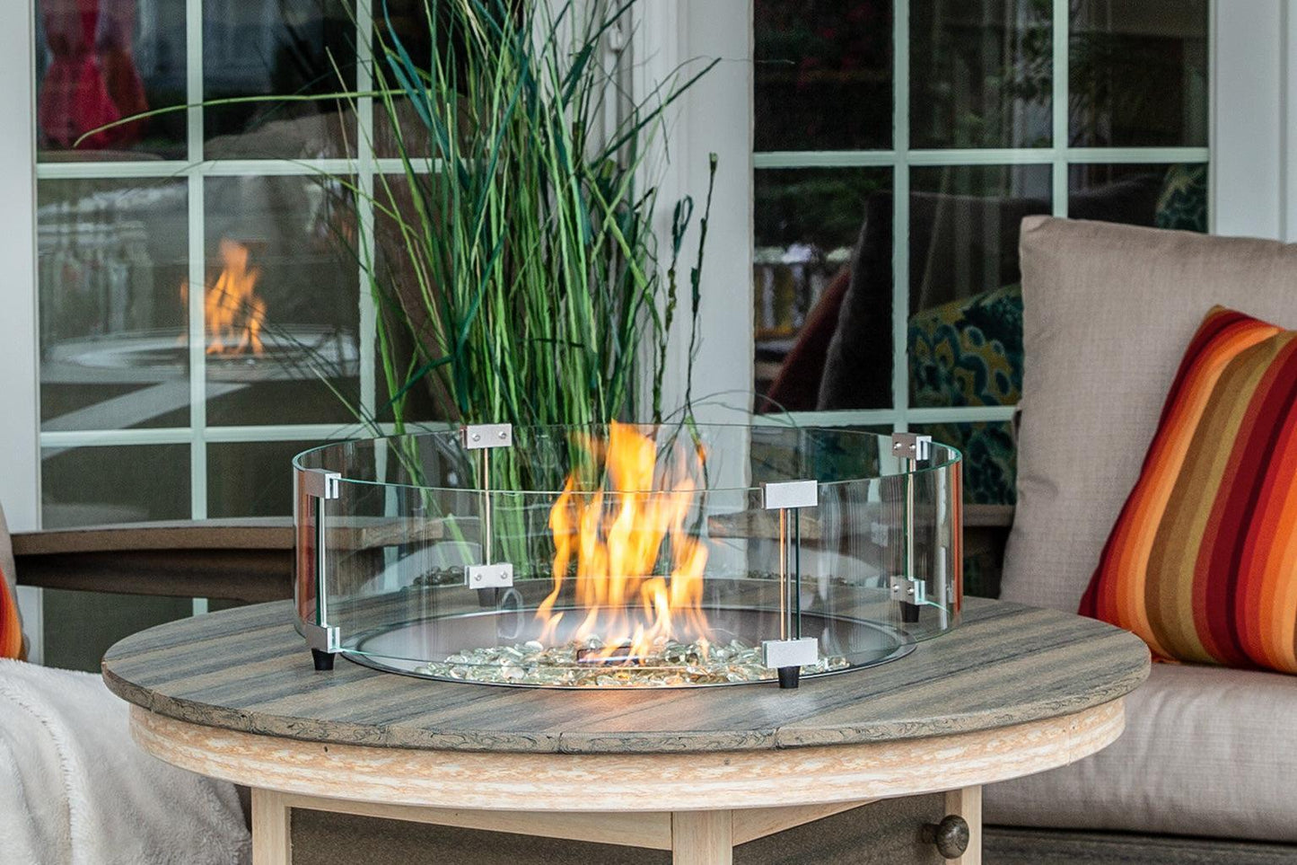 Leisure Lawns Amish Made Recycled Plastic Round Fire Pit Model #711 - LEAD TIME TO SHIP 4 WEEKS