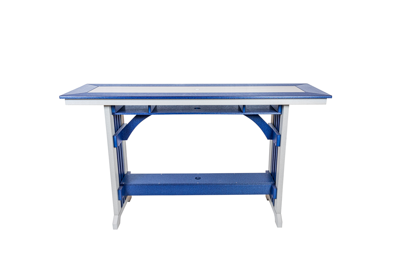 Beaver Dam Woodworks 72" Mission Rail Counter Table (COUNTER HEIGHT) - LEAD TIME TO SHIP 4 WEEKS OR LESS