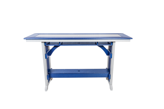 Beaver Dam Woodworks 48" Mission Rail Counter Table (COUNTER HEIGHT) - LEAD TIME TO SHIP 4 WEEKS OR LESS