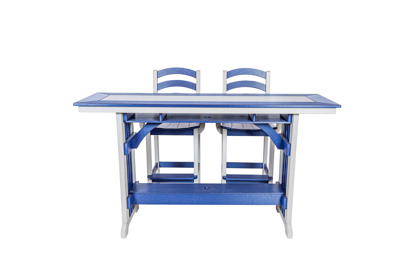 Beaver Dam Woodworks 48" Mission Rail Counter Table (COUNTER HEIGHT) - LEAD TIME TO SHIP 4 WEEKS OR LESS