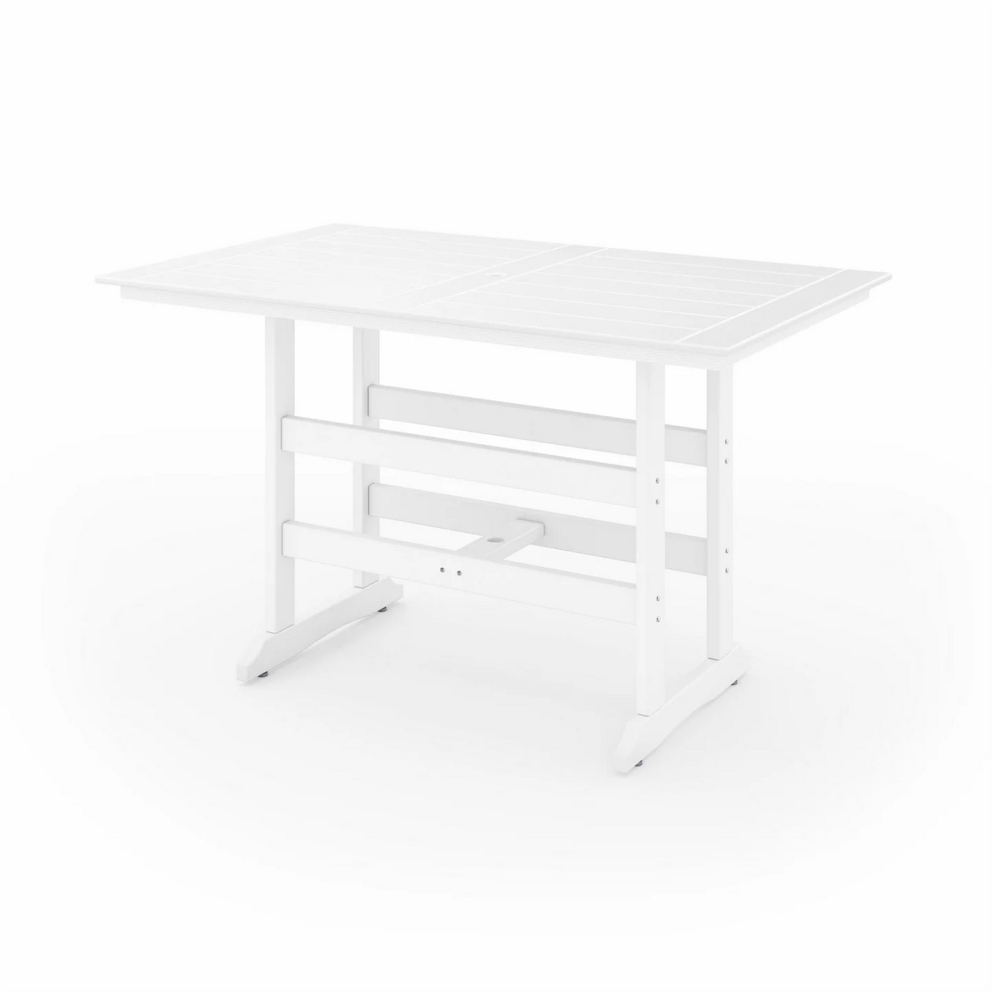 Sopoly 72" Savannah Farmhouse Recycled Plastic Bar Table (BAR HEIGHT) - LEAD TIME TO SHIP 5 BUSINESS DAYS OR LESS