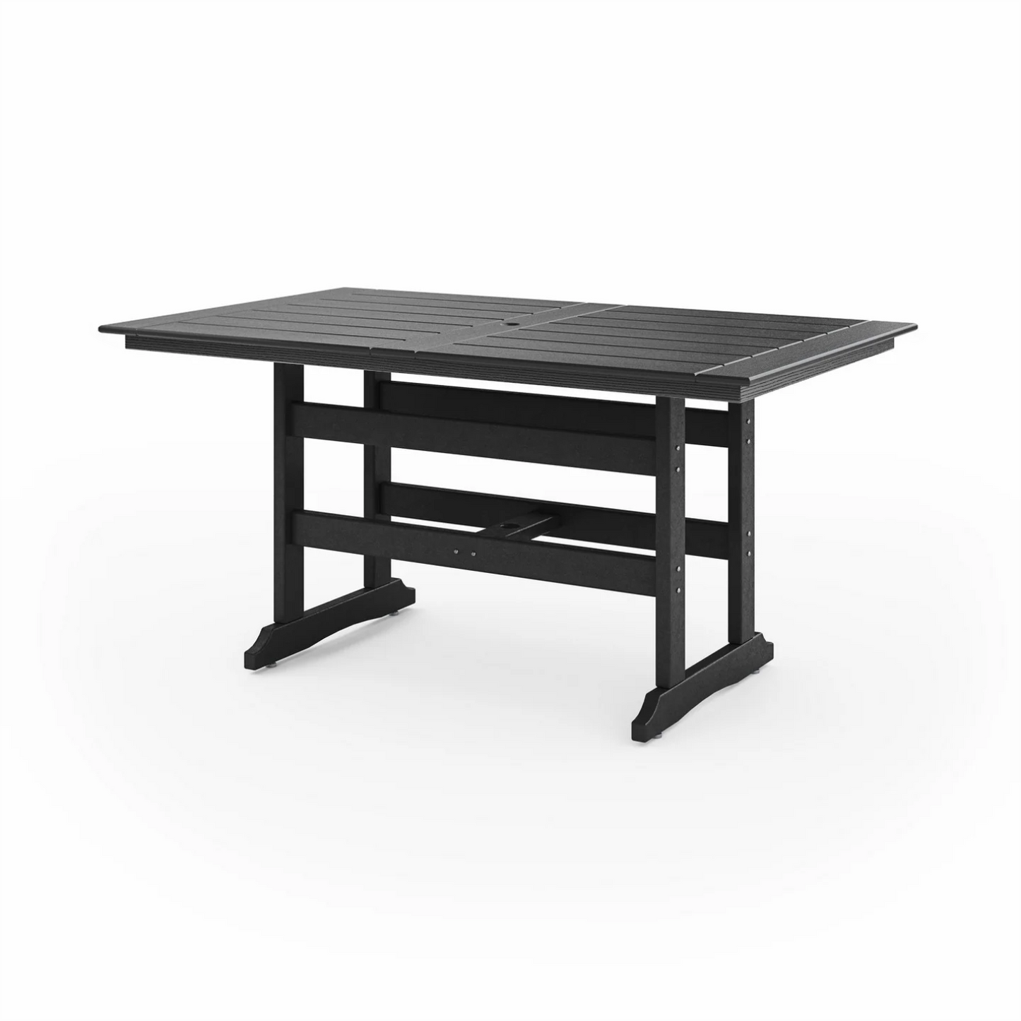 Sopoly 72" Savannah Farmhouse Recycled Plastic Counter Table (COUNTER HEIGHT) - LEAD TIME TO SHIP 5 BUSINESS DAYS OR LESS