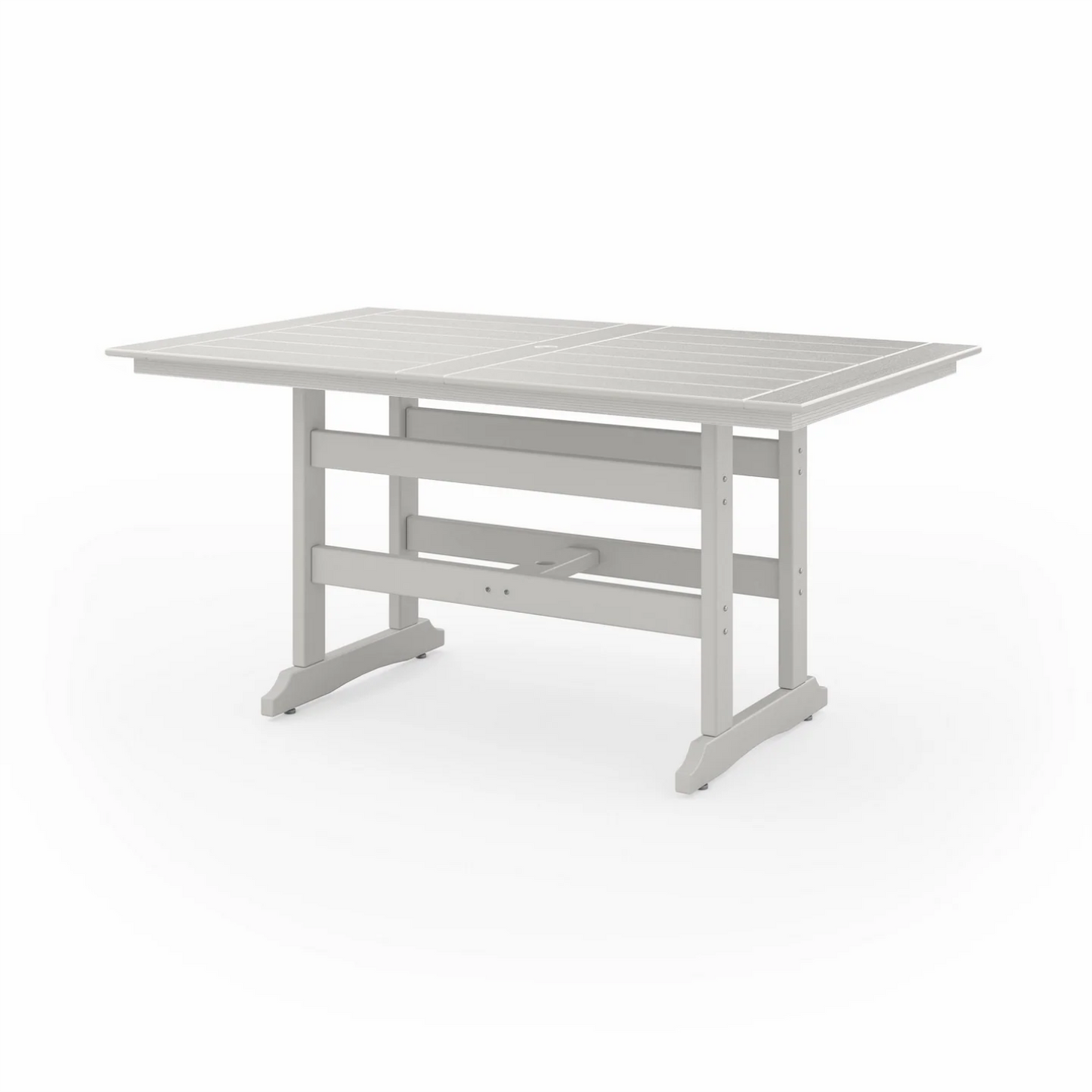 Sopoly 72" Savannah Farmhouse Recycled Plastic Counter Table (COUNTER HEIGHT) - LEAD TIME TO SHIP 5 BUSINESS DAYS OR LESS