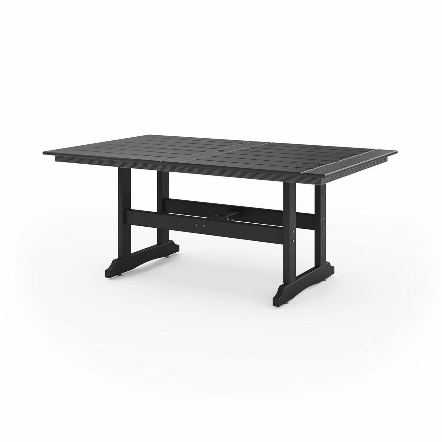 Sopoly 72" Savannah Farmhouse Recycled Plastic Dining Table (DINING HEIGHT) - LEAD TIME TO SHIP 5 BUSINESS DAYS OR LESS