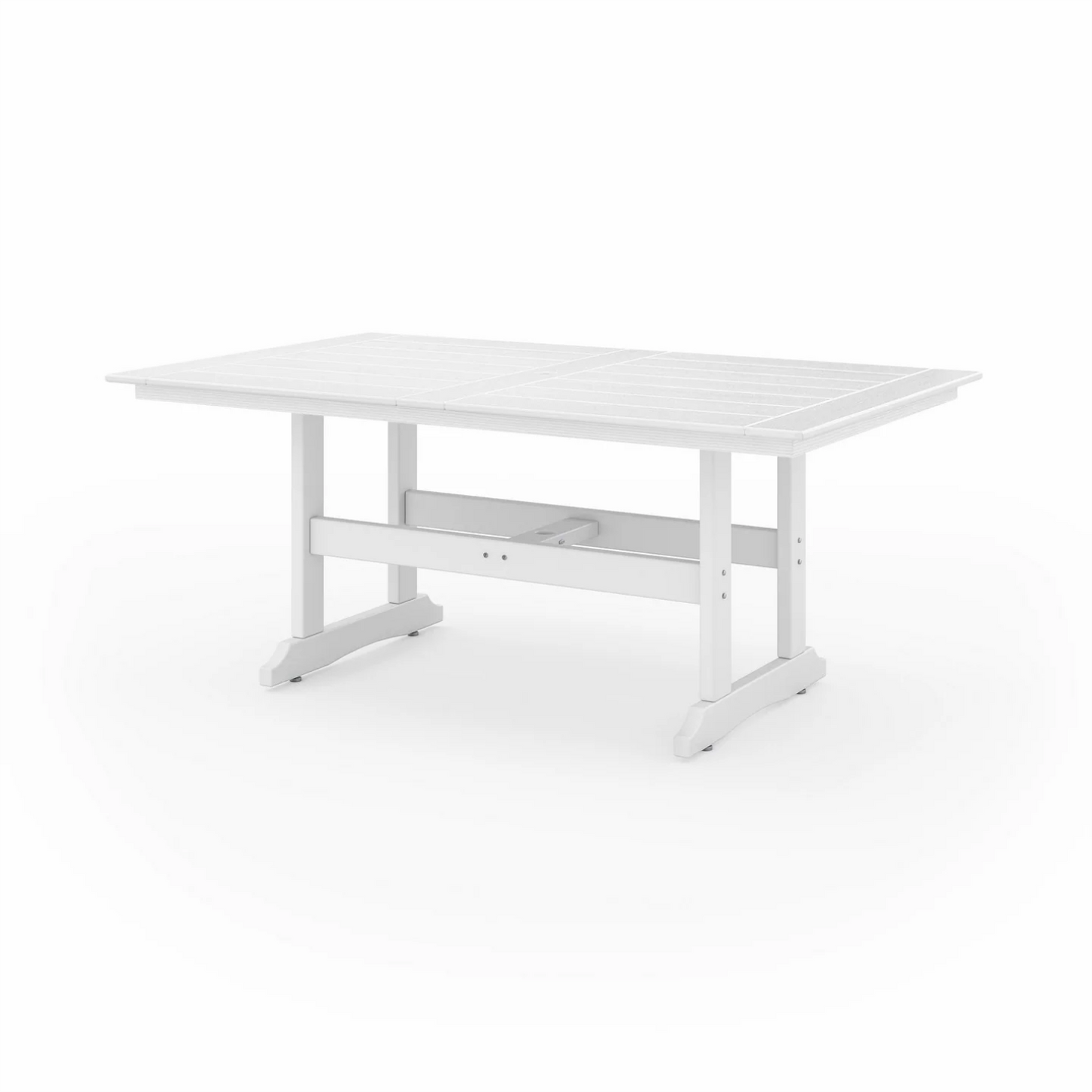 Sopoly 72" Savannah Farmhouse Recycled Plastic Dining Table (DINING HEIGHT) - LEAD TIME TO SHIP 5 BUSINESS DAYS OR LESS