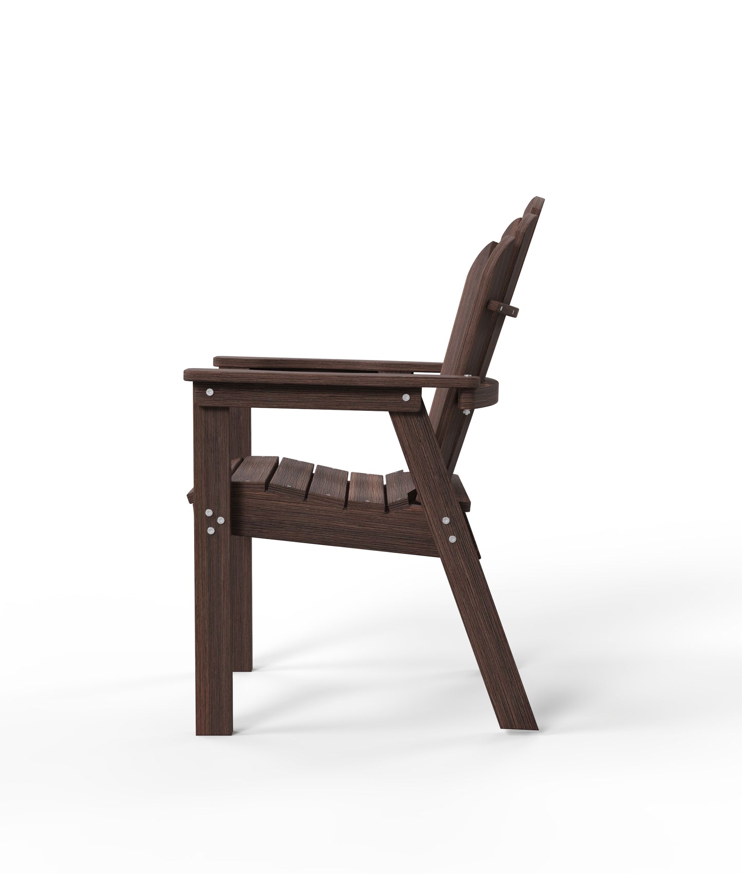 Seaside Casual Recycled Plastic Adirondack Classic Dining Chair - LEAD TIME TO SHIP 2 TO 4 WEEKS