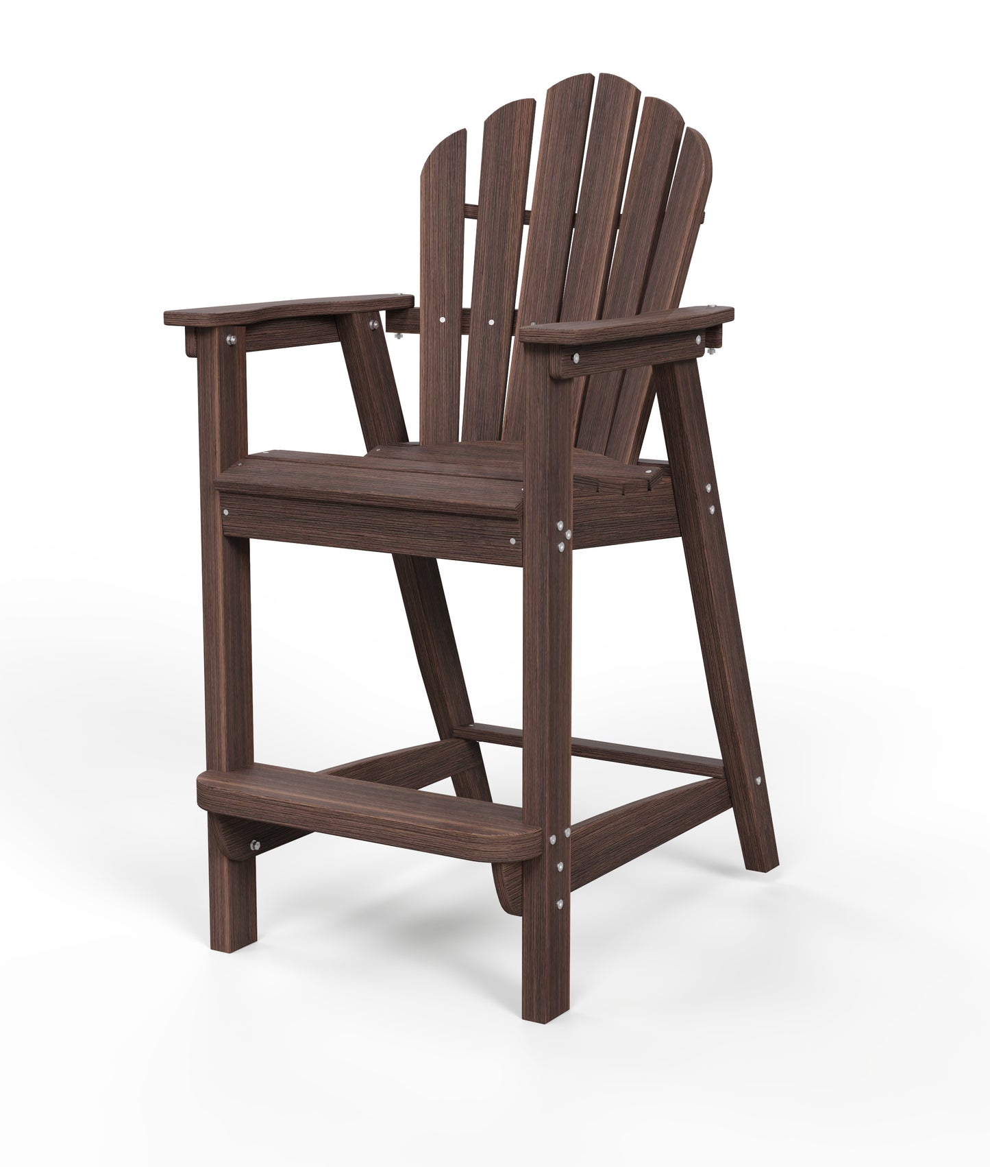 Seaside Casual Recycled Plastic Adirondack Classic Bar Chair (BAR HEIGHT) - LEAD TIME TO SHIP 2 TO 4 WEEKS