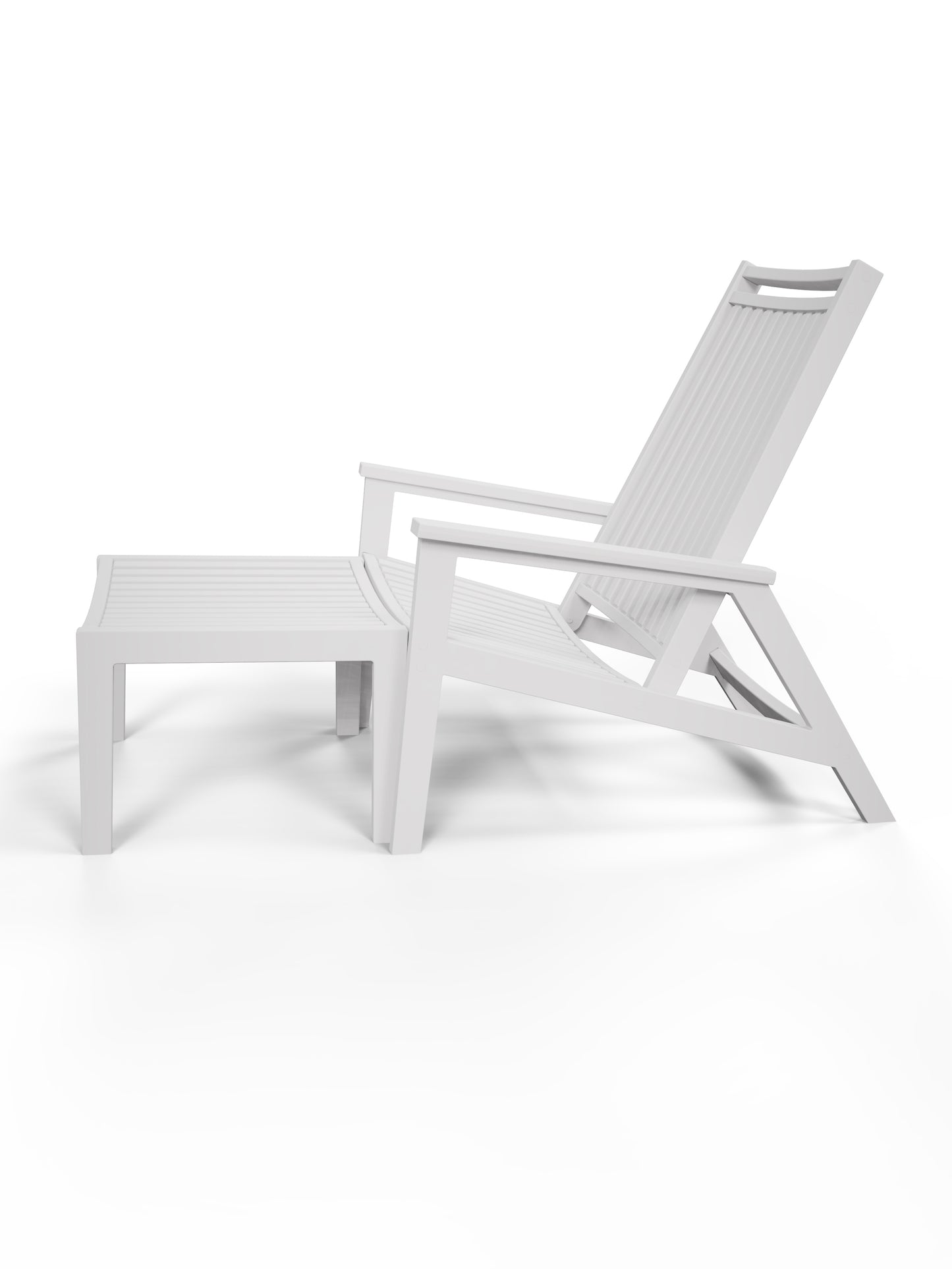 Seaside Casual Recycled Plastic Sur Reclining Lounge Chair - LEAD TIME TO SHIP 2 TO 4 WEEKS
