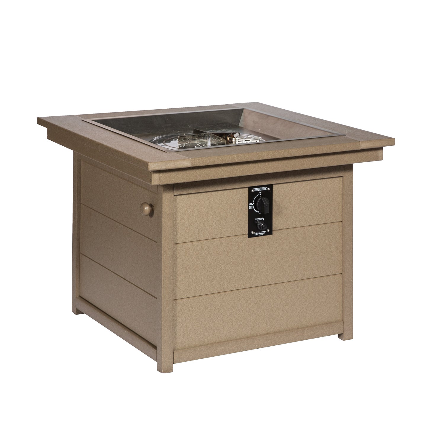 Leisure Lawns Amish Made Recycled Plastic Square Fire Pit Model #811 - LEAD TIME TO SHIP 4 WEEKS