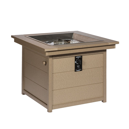 Leisure Lawns Amish Made Recycled Plastic Square Fire Pit Model #811 - LEAD TIME TO SHIP 4 WEEKS