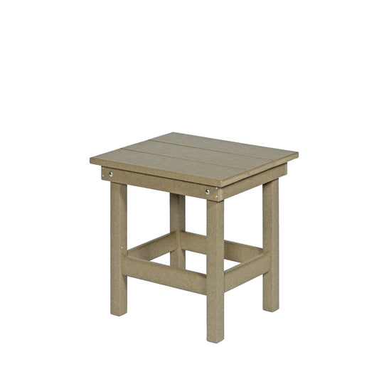 Leisure Lawns Amish Made Recycled Plastic Square Side Table Model #822 - LEAD TIME TO SHIP 6 WEEKS OR LESS
