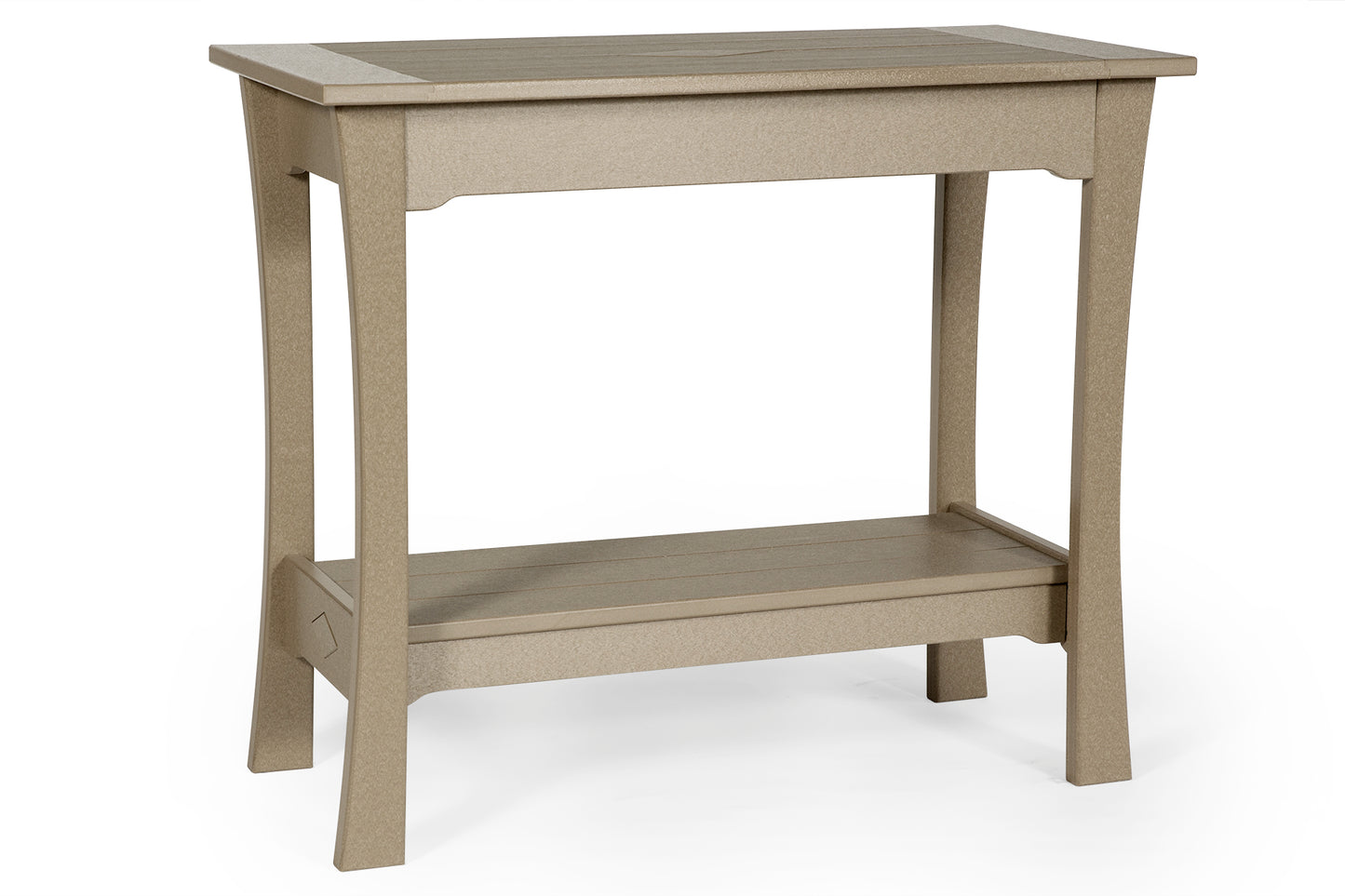 Leisure Lawns Amish Made Mission Serving Table Model #848B (Bar Height) - LEAD TIME TO SHIP 6 WEEKS OR LESS