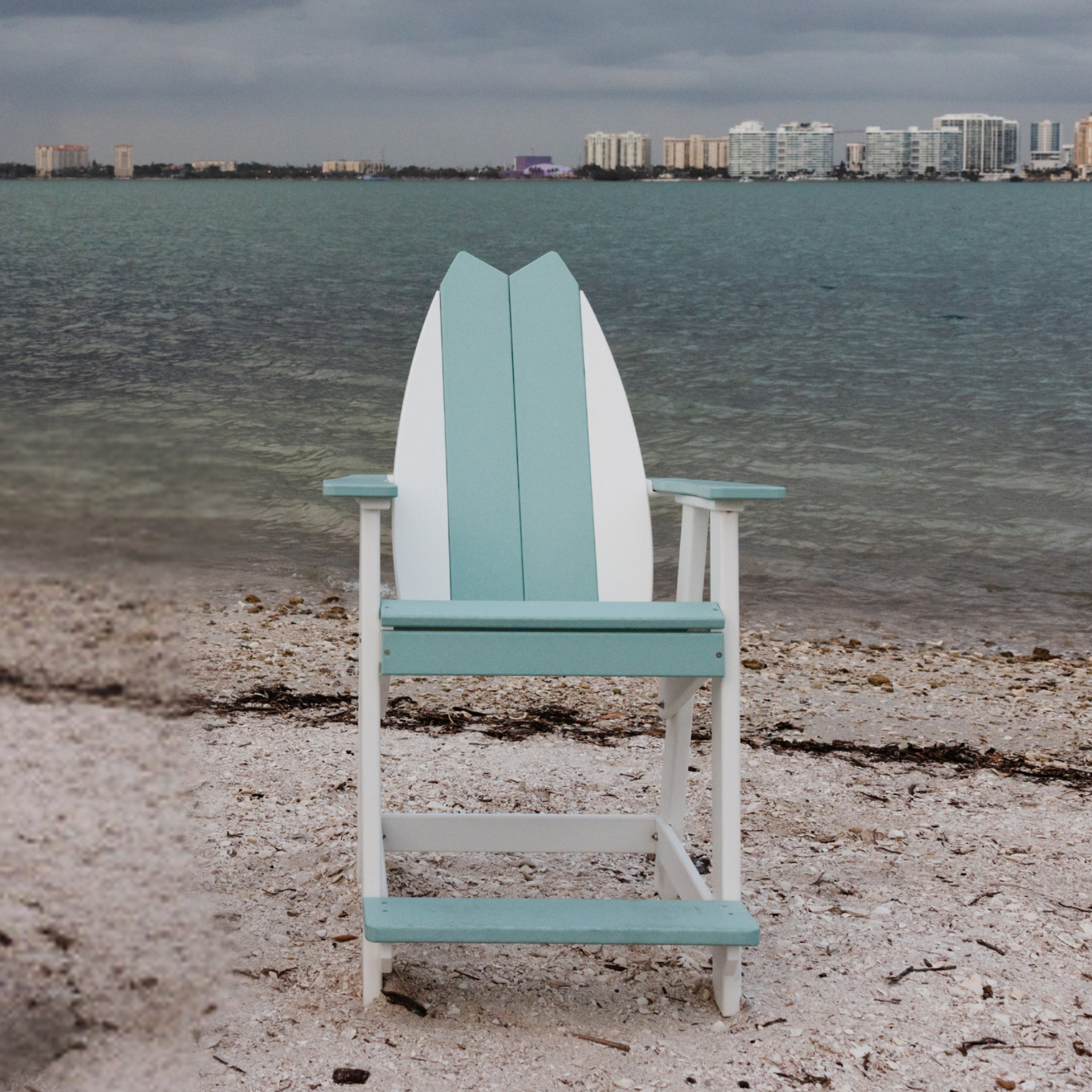 Polybird P82 Surfboard-Tail Balcony Chair (COUNTER HEIGHT) - LEAD TIME TO SHIP 5 BUSINESS DAYS OR LESS