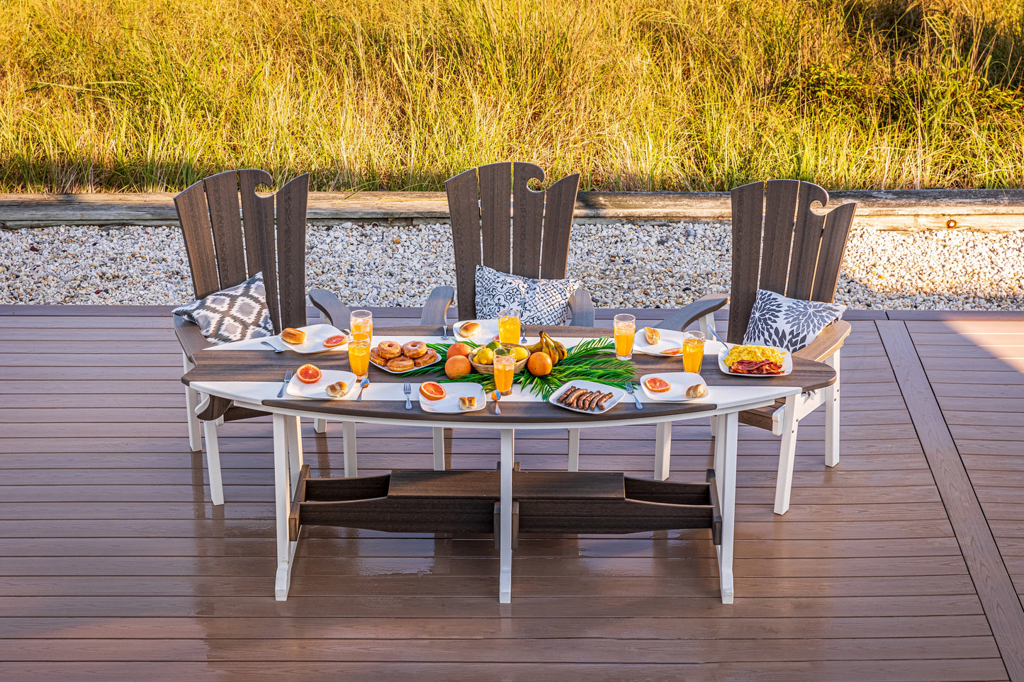Beaver Dam Outdoor 8' Surf-Aira Dining Table (DINING HEIGHT) - LEAD TIME TO SHIP 4 WEEKS OR LESS