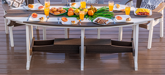 Beaver Dam Woodworks 8' SurfAira Dining Table (DINING HEIGHT) - LEAD TIME TO SHIP 4 WEEKS OR LESS