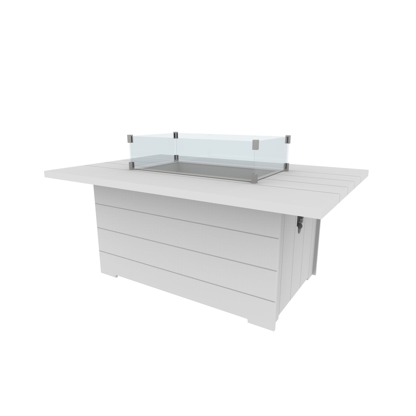 Seaside Casual Recycled Plastic Aura 53" Fire Table - LEAD TIME TO SHIP 2 TO 4 WEEKS