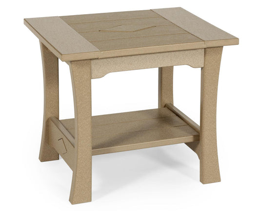 Leisure Lawns Amish Made Recycled Plastic Mission End Table Model #977- LEAD TIME TO SHIP 8 WEEKS OR LESS
