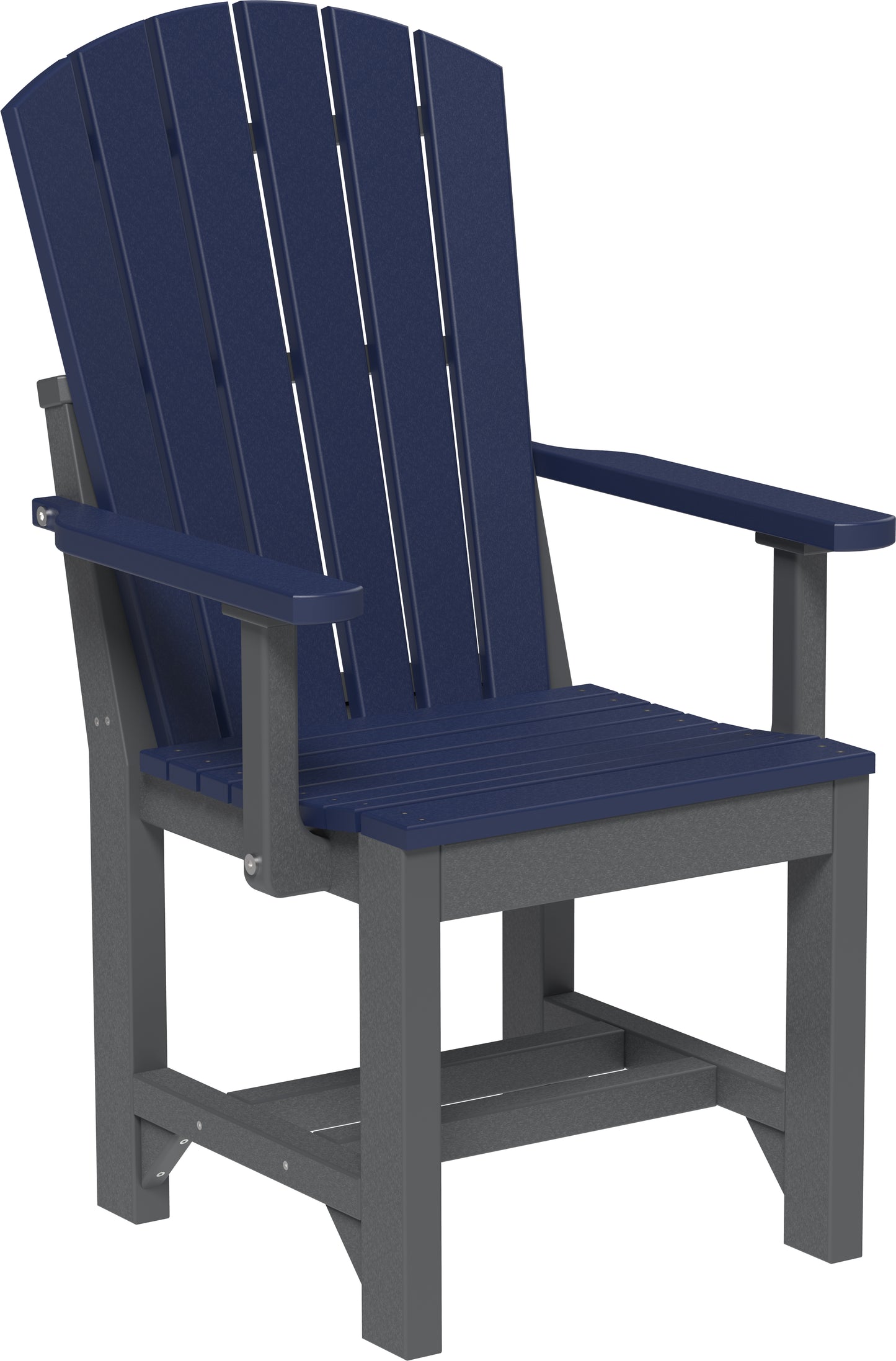 LuxCraft Recycled Plastic Adirondack Arm Chair (DINING HEIGHT) - LEAD TIME TO SHIP 3 TO 4 WEEKS