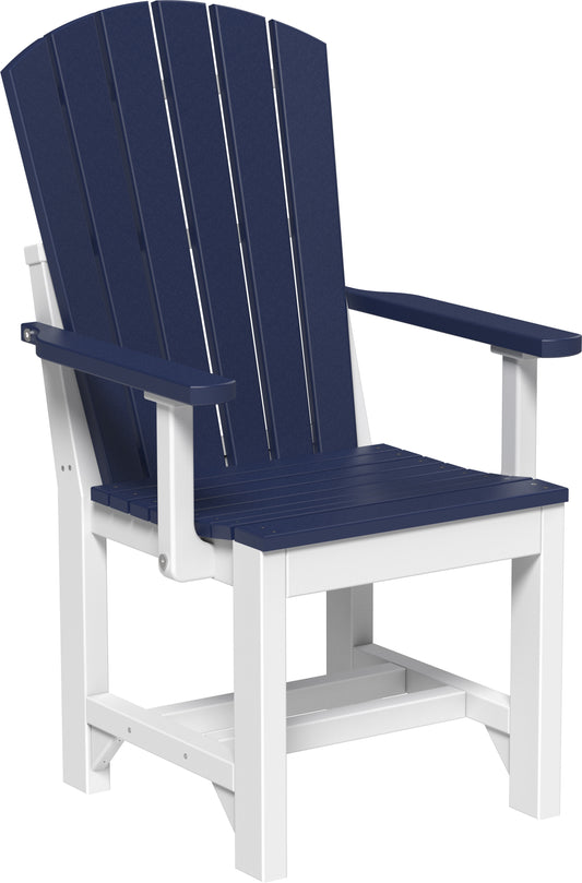 LuxCraft Recycled Plastic Adirondack Arm Chair (DINING HEIGHT) - LEAD TIME TO SHIP 3 TO 4 WEEKS