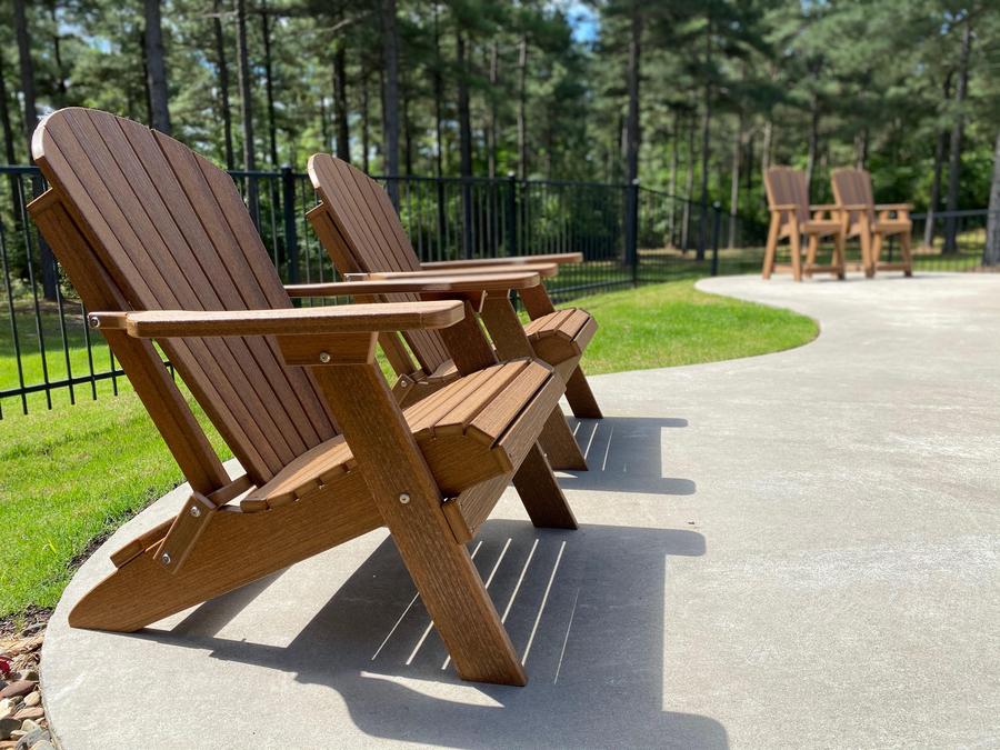 Patio Surplus® Recycled Plastic King Size Folding Adirondack Chair (LIFETIME WARRANTY) - LEAD TIME TO SHIP 2 TO 3 BUSINESS DAYS