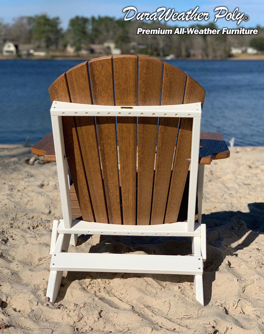 Patio Surplus® Recycled Plastic King Size Folding Adirondack Chair (LIFETIME WARRANTY) - LEAD TIME TO SHIP 2 TO 3 BUSINESS DAYS
