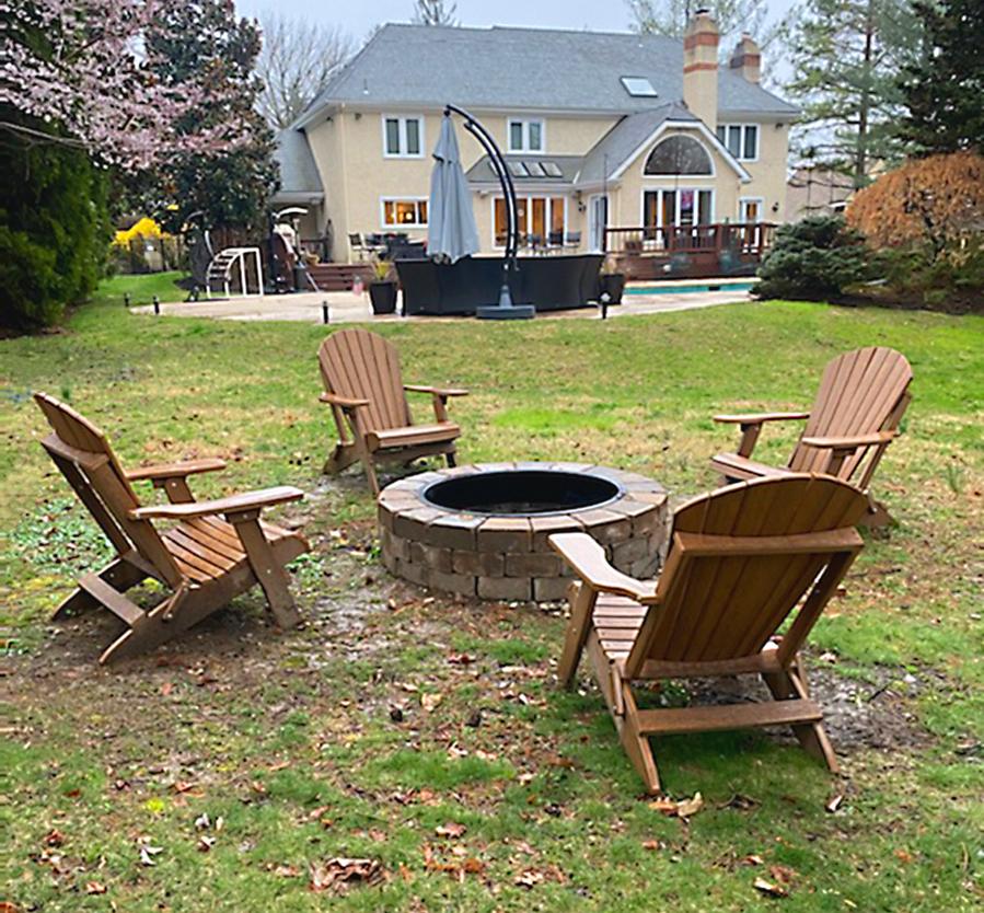 Patio Surplus® Recycled Plastic King Size Folding Adirondack Chair (LIFETIME WARRANTY) - LEAD TIME TO SHIP 2 TO 3 BUSINESS DAYS
