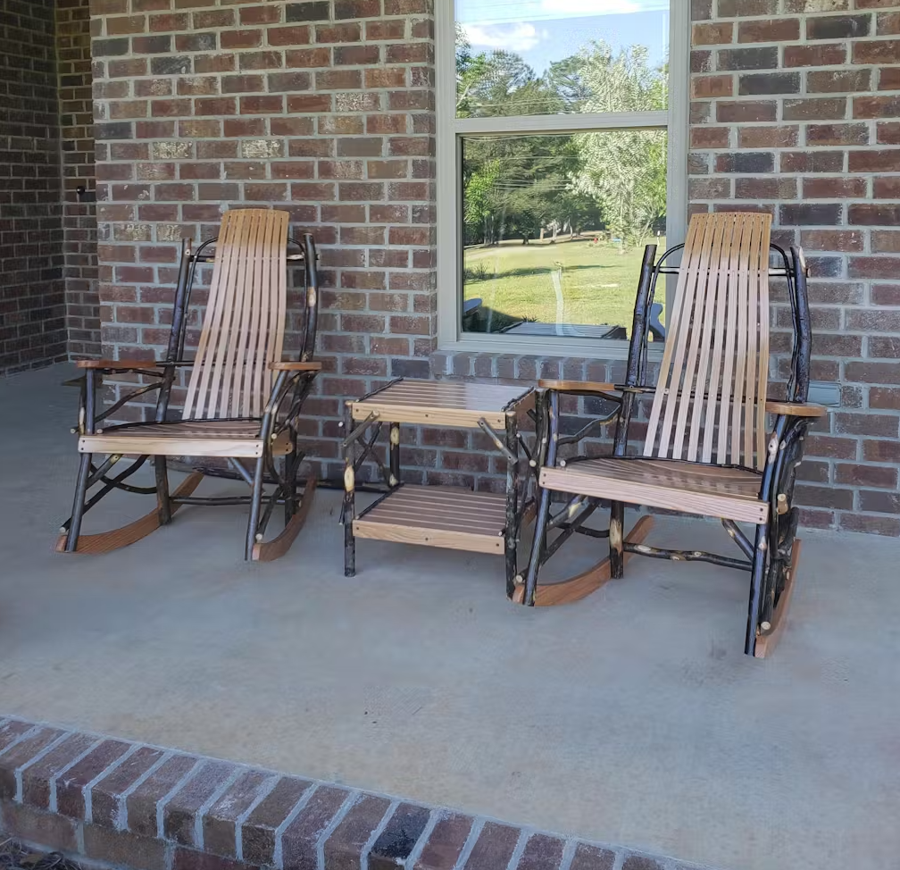 9-Slat Amish Bentwood Hickory Rocking Chair– Rocking Furniture