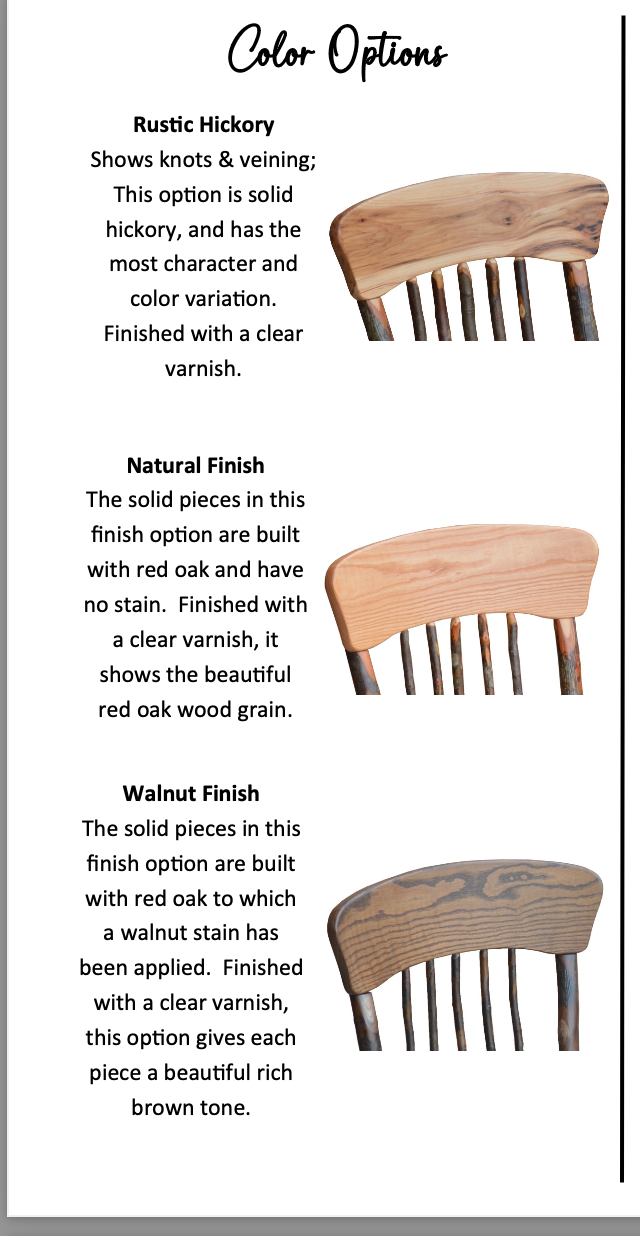 A&L Furniture Co. Amish Hickory End Table - LEAD TIME TO SHIP 10 BUSINESS DAYS