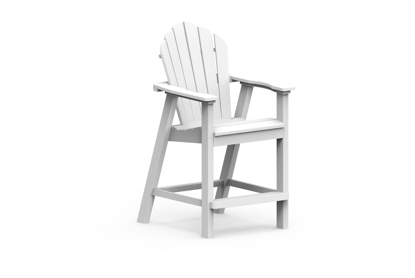 Seaside Casual Recycled Plastic Adirondack Classic Balcony Chair (COUNTER HEIGHT) - LEAD TIME TO SHIP 4 TO 6 WEEKS