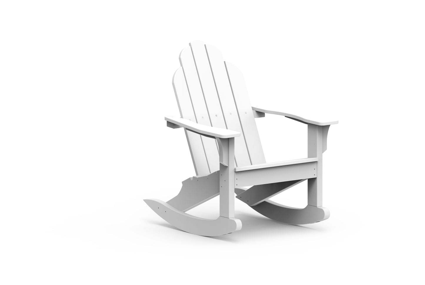 Seaside Casual Recycled Plastic Adirondack Classic Rocking Chair - LEAD TIME TO SHIP 2 TO 4 WEEKS