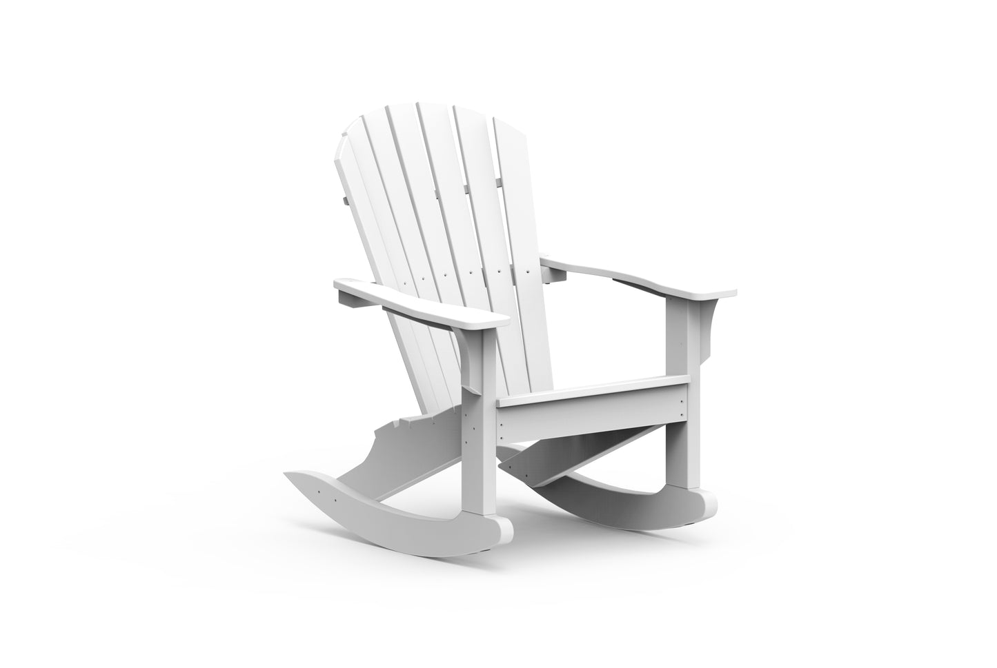 Seaside Casual Recycled Plastic Adirondack Shellback Chair - LEAD TIME TO SHIP 2 TO 4 WEEKS