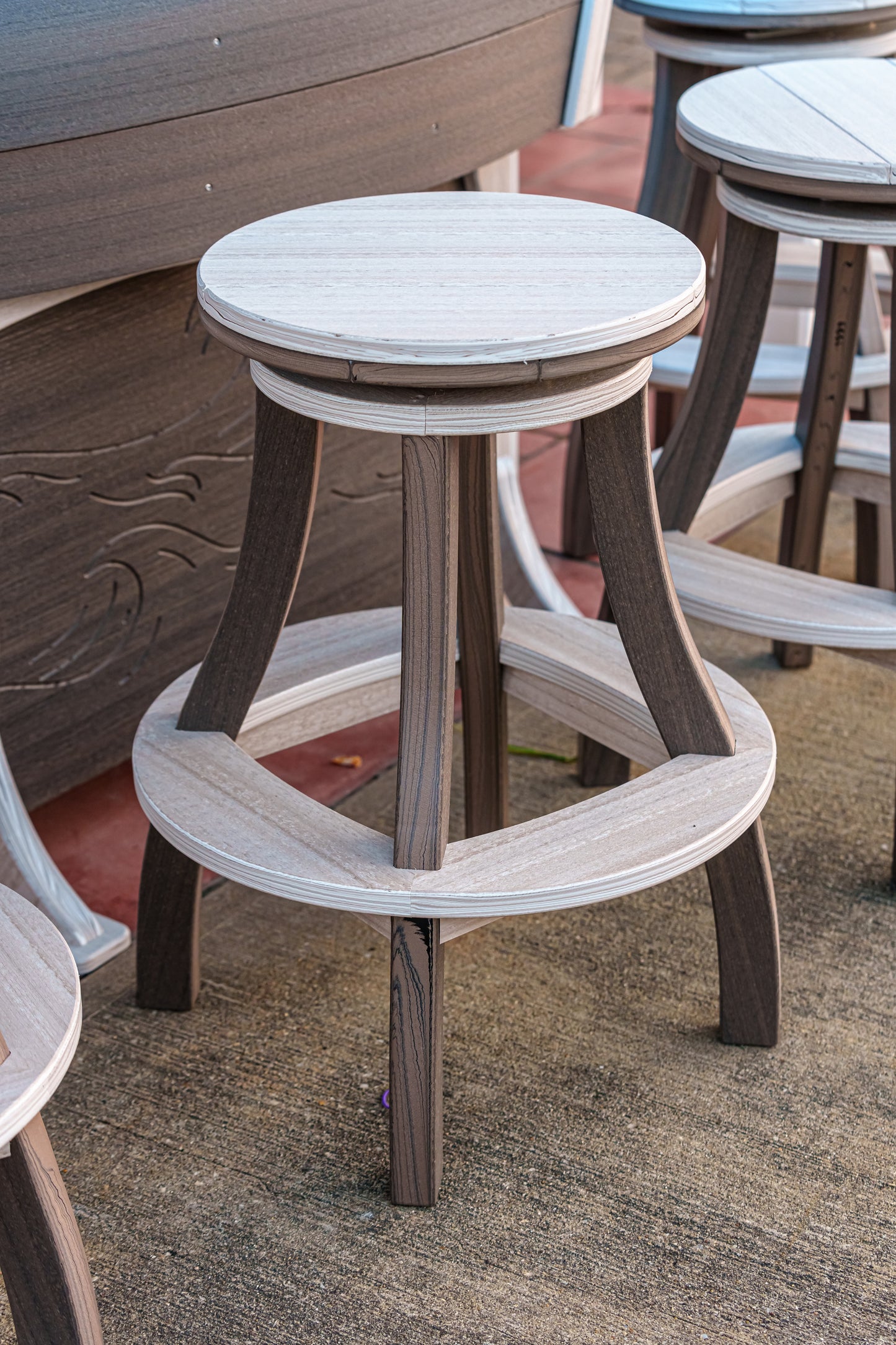 Beaver Dam Outdoor Anchor Ave Swivel Counter Stool (COUNTER HEIGHT) - LEAD TIME TO SHIP 4 WEEKS OR LESS