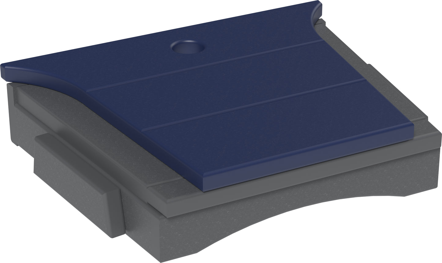 LuxCraft Recycled Plastic Balcony Chair Tete-a-Tete Connecting Table ONLY  (chairs sold separately)  - LEAD TIME TO SHIP 7 BUSINESS DAYS OR LESS