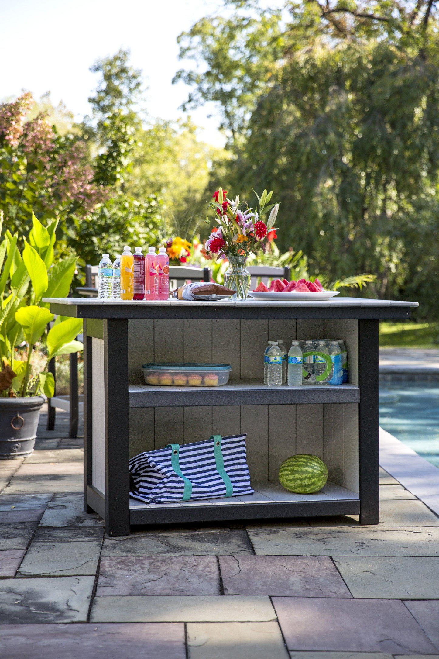 Leisure Lawns Amish Made Recycled Plastic Classic Island Model #162C (Counter Height) - LEAD TIME TO SHIP 4 WEEKS