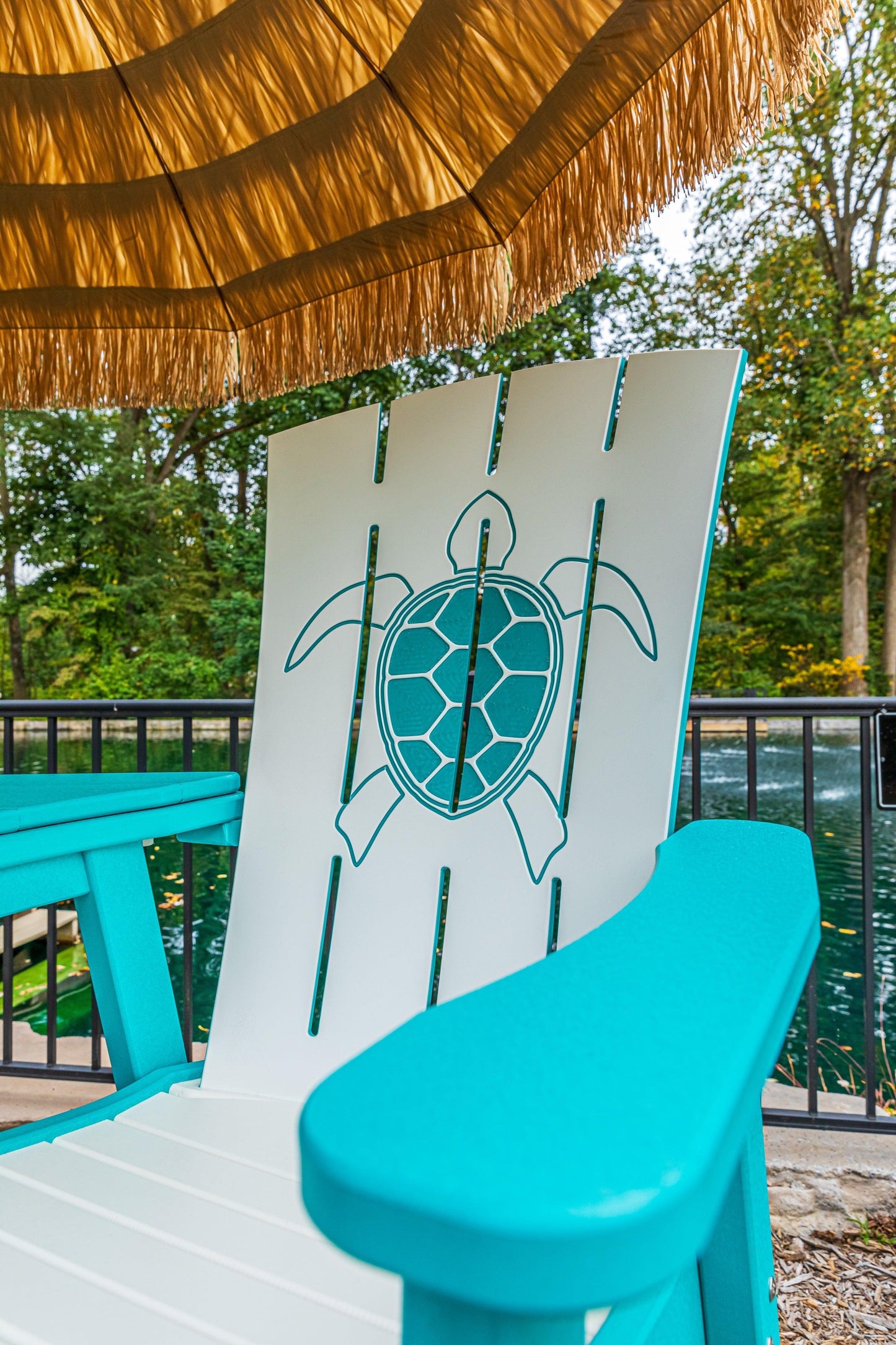 Beaver Dam Outdoor Bayside Turtle Design Bar Chair (BAR HEIGHT) -  LEAD TIME TO SHIP 4 WEEKS OR LESS - LEAD TIME TO SHIP 6 WEEKS OR LESS