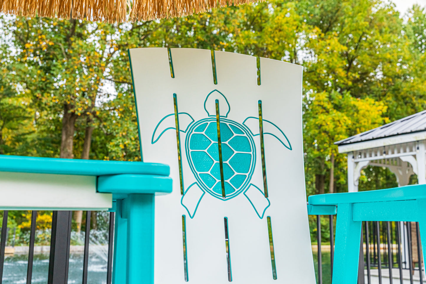 Beaver Dam Outdoor Bayside Turtle Design Bar Chair Set with 2 piece Settee Table (BAR HEIGHT) - LEAD TIME TO SHIP 6 WEEKS OR LESS