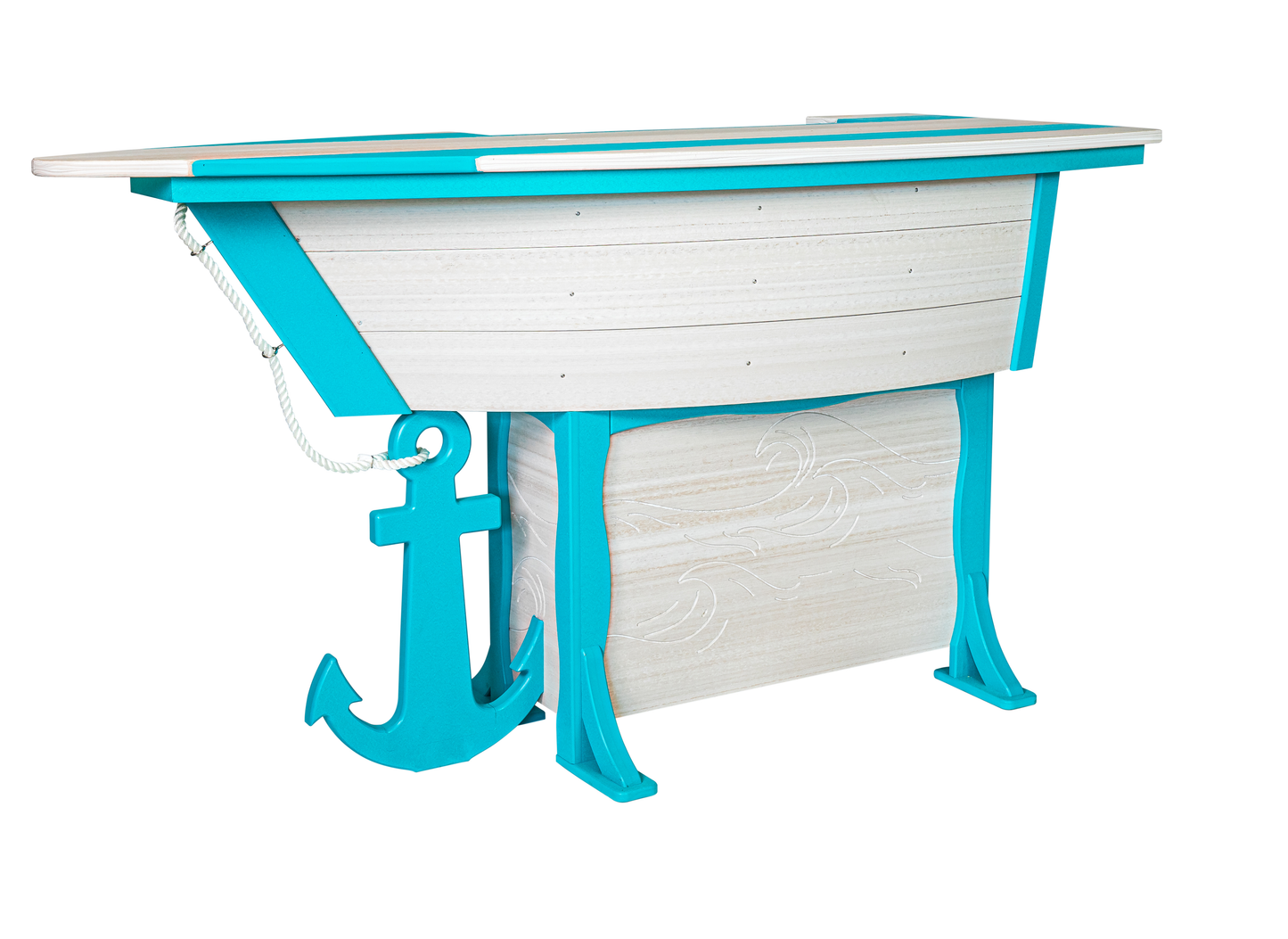 Beaver Dam Outdoor 76"x32"  Anchor Ave Bar Table (BAR HEIGHT) - LEAD TIME TO SHIP 8 WEEKS OR LESS