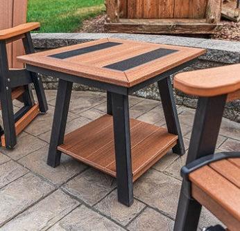 Beaver Dam Outdoor 24"x22" Seabreak Square End Table - LEAD TIME TO SHIP 6 WEEKS OR LESS