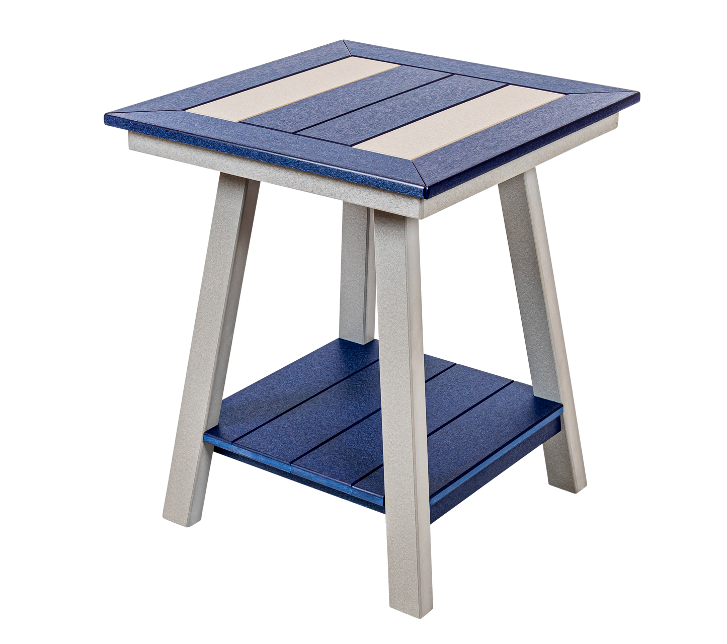 Beaver Dam Outdoor 24"x28" Seabreak Square End Table (PAIRS WITH COUNTER HEIGHT CHAIRS) - LEAD TIME TO SHIP 6 WEEKS OR LESS